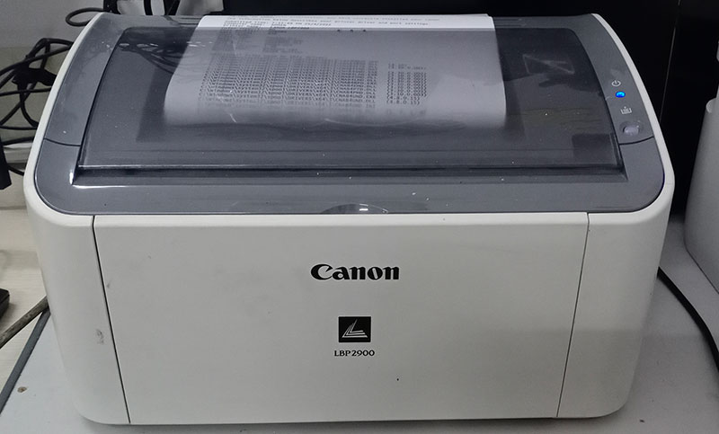 Pausing and Resuming Printing canon 2900