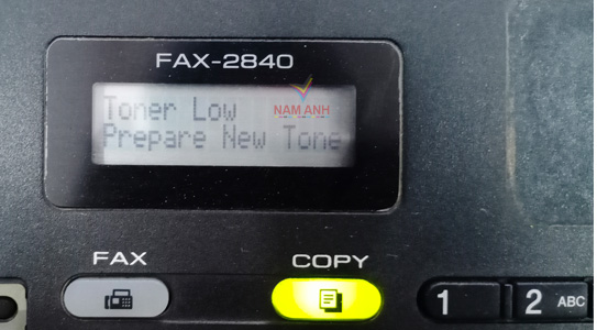 dấu hiệu nhận biết máy in brother fax 2840 hết mực