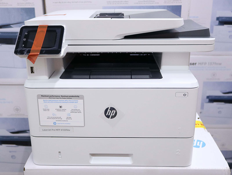 nạp mực máy in HP MFP 4103fdw tại nhà