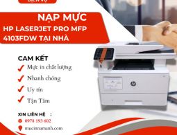 Nạp mực Máy in HP LaserJet Pro MFP 4103fdw (2Z629A)