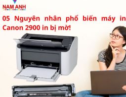 Canon 2900 in mờ 