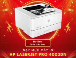 Nạp mực máy in HP LaserJet Pro 4003dn (2Z609A)